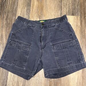 Women’s Gray Cargo Shorts